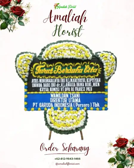 Papan Bunga Duka Outdoor Wedding Bekasi