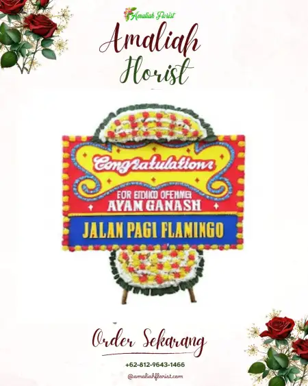 Sewa Papan Bunga Outdoor Wedding Bekasi